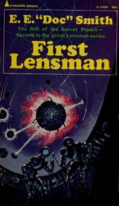 First Lensman book cover by E.E. "Doc" Smith