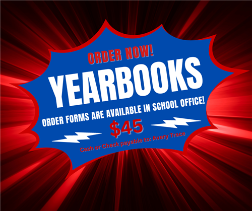 Yearbook forms available in school office